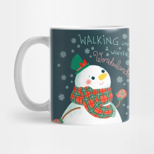 Christmas winter wonderland Mug